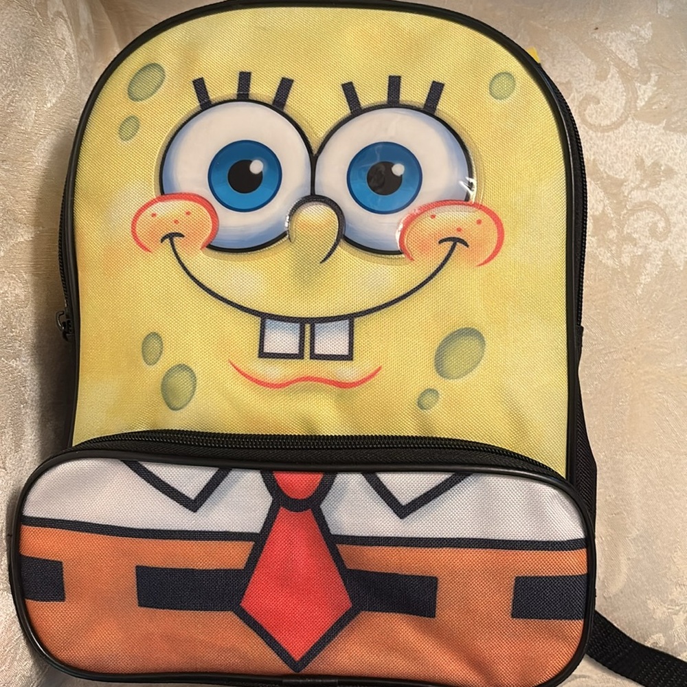Backpack SpongeBob SquarePants 12” x 10” new Global Design Concepts